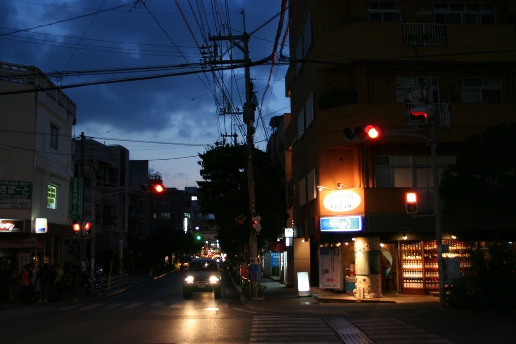 沒有冷氣只有Orion的沖繩夏夜，也算別有風味（Photo by machu.）